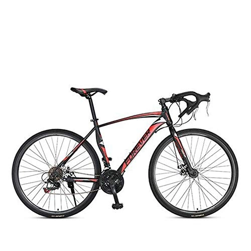 Vélo de montagnes : QGL-HQ Route Alliage d'aluminium Hommes de Course VTT de vélo Adulte Ultra léger 700c cassé la Vitesse du Vent Sports de Plein air Mountain Bike (Color : Red, Size : M)