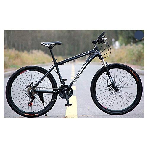 Vélo de montagnes : QGL-HQ Sports de Plein air 26" Mountain Bike Unisexe 2130 de vélo de Montagne délais, HighCarbon Cadre en Acier, Trigger Maj Sports de Plein air Mountain Bike (Color : Grey, Size : 27 Speed)