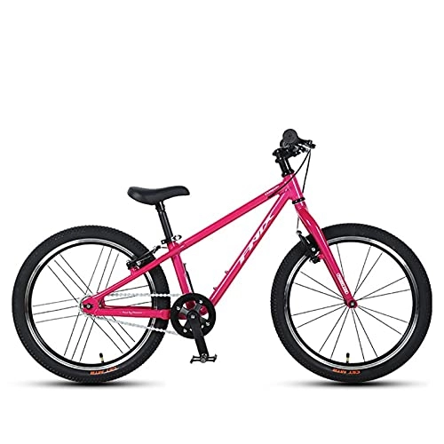 Vélo de montagnes : QIU Sécurité Premium Sport Vélo Vélo pour Enfants pour Enfants âgés de 6 Ans Enfants |Édition de vélo de 20 Pouces pour garçons et Filles (Color : Pink, Size : 20")