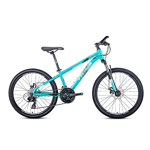 Vélo de montagnes : QYTEC zxc Vélo pour homme VTT à vitesse variable Niveau de frein à fourche avant Verrouillage vélo longue distance (couleur : bleu)