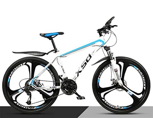 Vélo de montagnes : Tbagem-Yjr VTT, 26 Pouces Sports Loisirs Unisexe Mens Vélo VTT Cadre en Acier Haute Teneur en Carbone (Color : D, Size : 21 Speed)