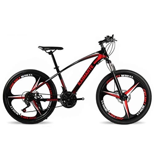 Vélo de montagnes : Tbagem-Yjr VTT Vélo De Route Hors Amortissement De La Route À Vélo - Unisexe Ville De Banlieue Hardtail Vélo (Color : Red, Size : 27 Speed)