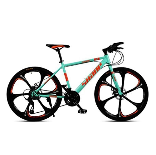 Vélo de montagnes : Tbagem-Yjr Vélo De Montagne Bicyclette Roues De Rayons De Disque De Disque De 26 Pouces Vélo, Vélo De Vélo De Route (Color : Green, Size : 21 Speed)