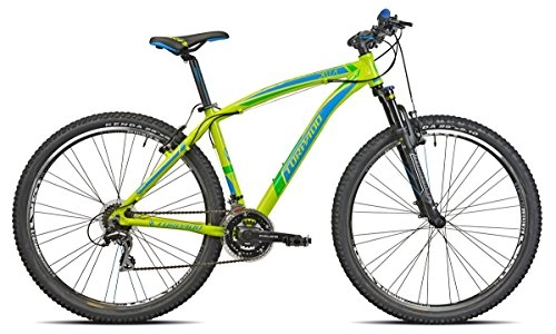 Vélo de montagnes : Torpado MTB mars 29 "Alu 3 x 7 V taille 40 Vert / Bleu (VTT ammortizzate) / MTB mars 29 alu 3 x 7S Size 40 Green / Blue (VTT Front Suspension)