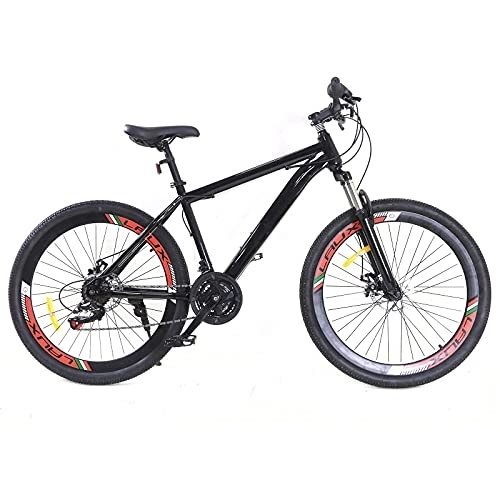 Vélo de montagnes : VTT 26" 21 vitesses, désert VTT en aluminium pour filles, garçons, hommes et femmes, noir 19, 1 kg