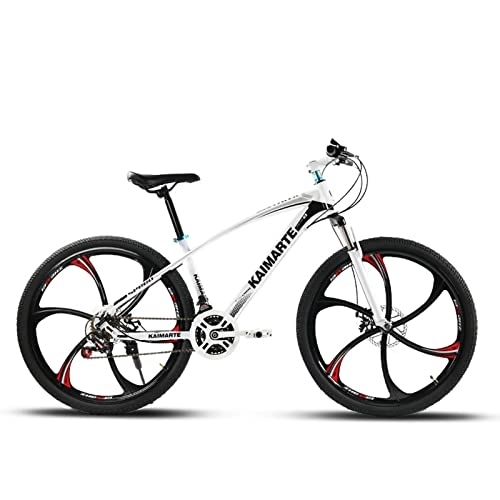 Vélo de montagnes : VTT Cross-Country, pour adultes, antichoc, cadre de 66 cm, en acier à haute teneur en carbone, pour l’école