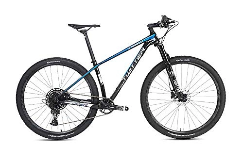 Vélo de montagnes : VTT Dirt bike vélo de route vélos, vélo de montagne carbone 27, 5 \\\\ ' / 29 \\\\' vélo Ultraléger en fibre de carbone VTT engrenages freins à double disque VTT Équipé du frein à disque à huile 12 D 29