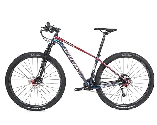 Vélo de montagnes : Vélo VTT cadre en carbone avec frein à disque kit Shimano slx / m7000-22 V taille 27, 5 x 17