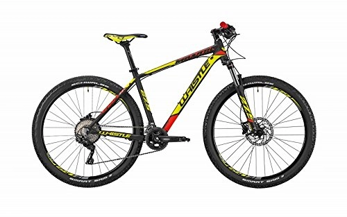 Vélo de montagnes : WHISTLE VTT 27, 5" Miwok 1829 Noir mat / jaune-néon / rouge / néon 22 V Taille L (180-195 cm)