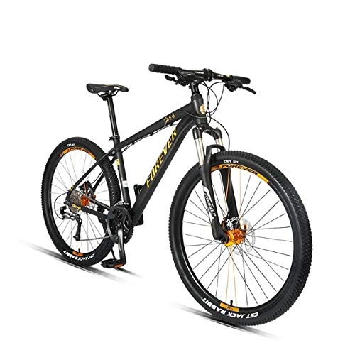 Vélo de montagnes : XJYA VTT VTT Adapté à partir de 150 cm, 27 Vitesse Gearshift Suspension Fourche garçons vélo et vélo pour Hommes, Cadre Sac 27, 5 Pouces de vélo de Montagne pour Adultes