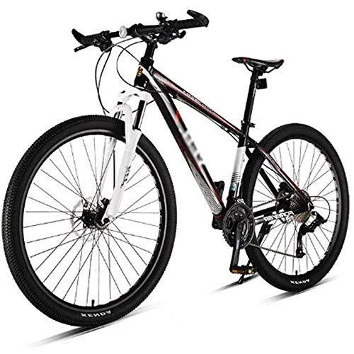 Vélo de montagnes : YUANP 29 Pouces 33 Vitesses VTT Vélo De Route De Ville Cadre en Alliage D'aluminium pour Adulte Dames Hommes Unisexe VTT Semi-Rigide, A-33speed