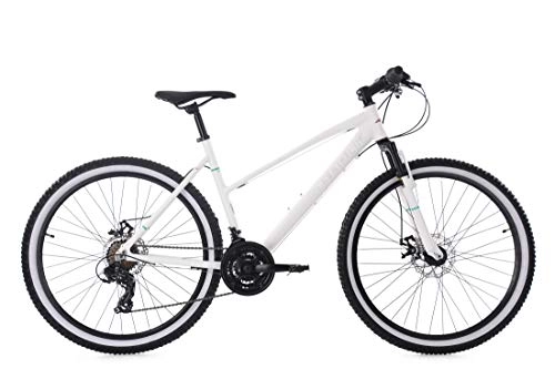 Vélos de montagne Fat Tires : KS Cycling VTT Femme Semi-Rigide 26'' Larrikin Aluminium Blanc TC 48 cm