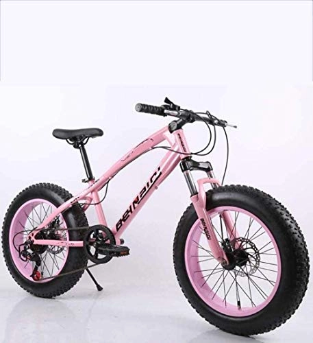 Vélos de montagne Fat Tires : MYPNB BMX Fat Tire Mens Mountain Bike, Double Frein à Disque / Haut-Carbone Cadre en Acier Vélos Cruiser, Plage de motoneige vélo, 26 Pouces Roues 5-25 (Color : B, Size : 21 Speed)