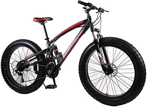 Vélos de montagne Fat Tires : YANGHAO-VTT adulte- Vélo de montagne, pour double disque Beach Beach Bicyclette Vélo Steel Vélo léger en acier au carbone à haute teneur en carbone 26 pouces Vélo de montagne, pour l'environnement urb