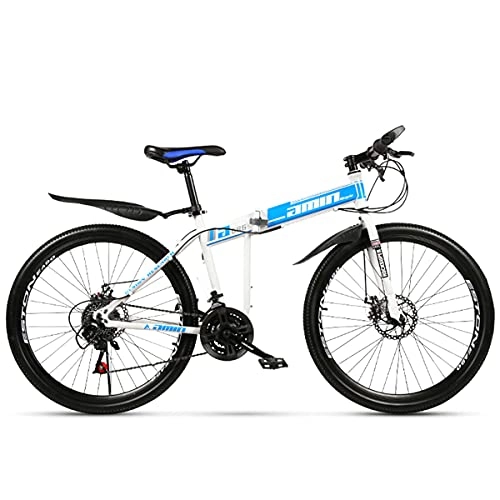 Vélos de montagne pliant : GWXSST Vélo Vélo Pliant 21 Vitesses Vélos Sportifs pour Hommes Ou Femmes Vélo Ergonomiques Léger Ergonomiques avec Roue Antidérapante Résistant à l'usure Dual Mountain VTT Sport C
