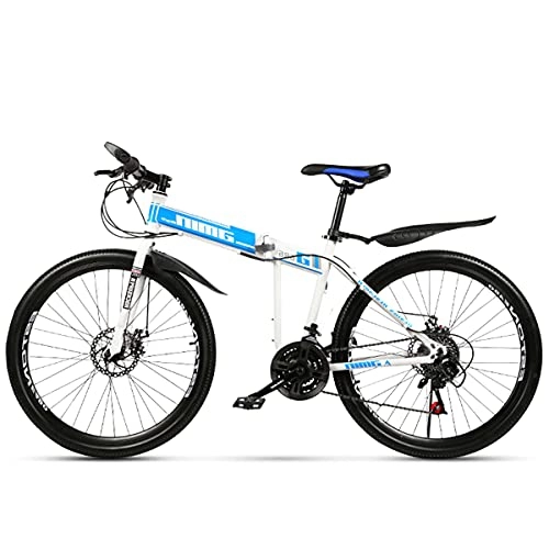 Vélos de montagne pliant : GWXSST Vélo Vélo à Vélo Pliant Vélo Ergonomique, Facile à Plachair Vélo De Poids, Vélos Montagne, Antidérapant Résistant à l'usure, Roue Double C(Size:24 Speed)