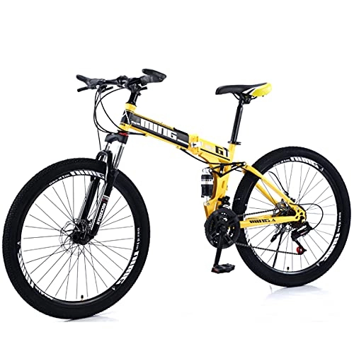 Vélos de montagne pliant : GWXSST Vélos Montagne Vélo Ergonomique, Vélo Pliage Rapide Facile à Plachaler Vélo Poids Vélo, Antidérapant Résistant à l'usure, Roue Double C(Size:30 Speed)