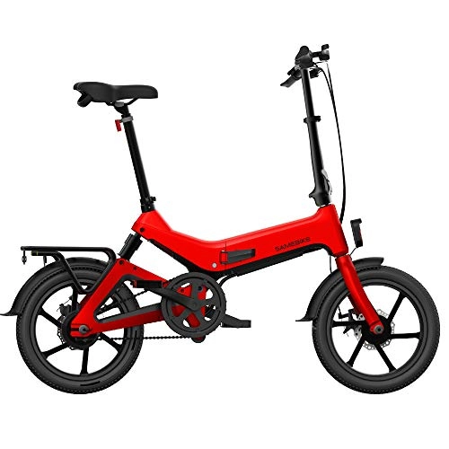 Vélos de montagne pliant : Harwls Electric Folding Bike Bicycle Disk Brake Portable Adjustable for Cycling Outdoor