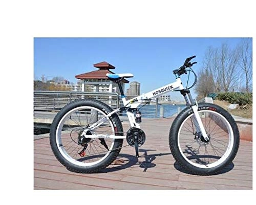 Vélos de montagne pliant : Mdsfe Mountain Bike 7 / 21 / 24 / 27 / 30 Speed Bicycles Dual Disc Brakes Variable Speed Road Bikes Racing Bike Folding Bicycle - E, 26 inch, 30