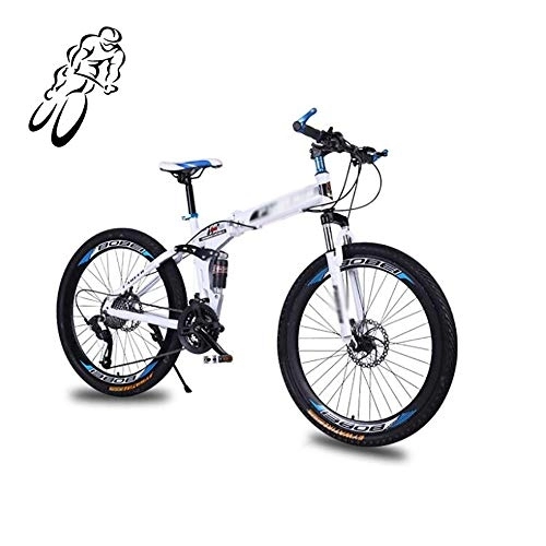 Vélos de montagne pliant : STRTG Bicyclette Portable, vélo Pliant, Pliable Bikes de Montagne, 26 Pouces 24 * 27 Vitesses vélo de Route pour étudiant Adulte, vélo de Plein air, VTT