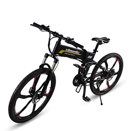 Vélos de montagne électriques : 26" 36V 250W Pliant vélo électrique 21 Vitesse de vélo de Montagne Batterie au Lithium en Alliage d'aluminium Cadre Frein à Disque