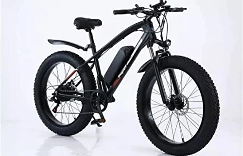 Vélos de montagne électriques : 26"4.0 Fat Tyre Electric Bicycle for Adults Electric Mountain Bike Outdoor Ebike 48V 12AH Shimano Shifter Electric Bike Unisexe