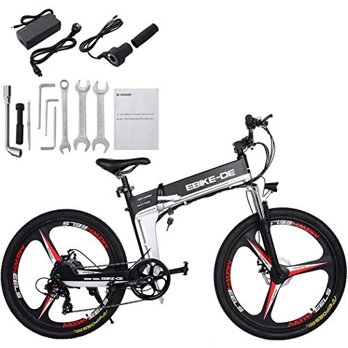 Vélos de montagne électriques : Acecoree VTT Electrique Homme E Biking MTB 26'Vlo Montagne Batterie Lithium 36V 8Ah Speed 25-28 km / h (EU Plug)
