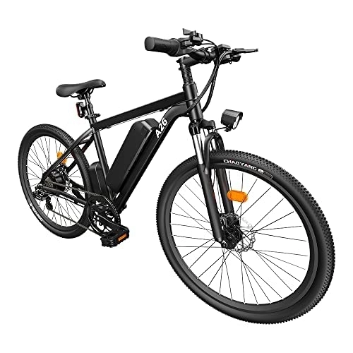 Vélos de montagne électriques : ADO A26 Vélo électrique Ebike, VTT 26 Pouces avec Batterie Amovible 36 V / 12, 5 Ah / 7 Vitesses / E-VTT / Vitesse maximale 25 km / h / Charge kilométrique jusqu'à 70-100 km