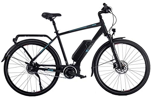 Vélos de montagne électriques : Brinke Vélo Électrique Rushmore 2 DI2 Sport Transmission Automatique (Noir, M)