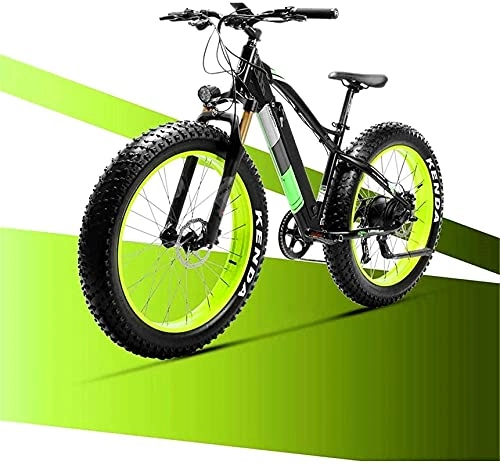 Vélos de montagne électriques : CASTOR Vélo électrique Fat Tire City Vélo électrique pour Adultes et vélo assisté 500W 36V 18ah Vélo de Montagne Vélo de Neige Vélo de vélo 26 Pouces avec Frein à Disque