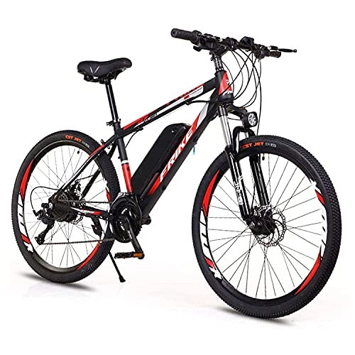 Vélos de montagne électriques : CHHD Vélo électrique, vélos électriques, vélos électriques pour Adultes, vélos de Montagne électriques, vélos électriques 26 '' pour Adultes, vélo électrique 250 W avec Batterie au Lith