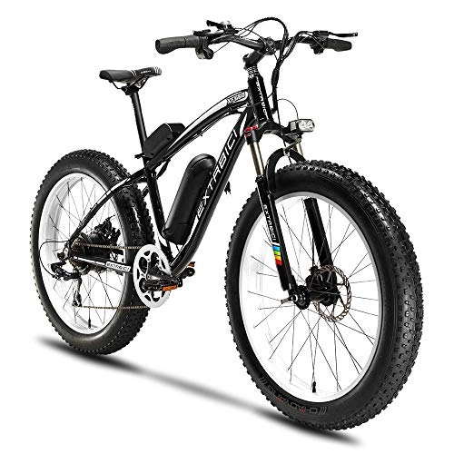 Vélos de montagne électriques : Extrbici XF660 500W 48V Moteur Nouveau Vélo Fat Bike Electrique Multifonction 26'X4.0 Graisse Vélo Shimano Vélo Electrique Pliant 7 Vitesses