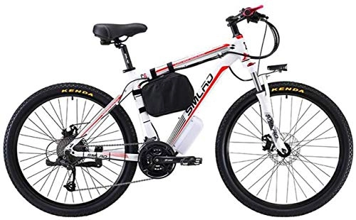 Vélos de montagne électriques : Fangfang Vélos électriques, Vélos électriques for Adultes de Montagne, Batterie au Lithium 500W 48V - Frame d'alliage d'aluminium Vélo électrique, 27 Vitesse, Bicyclette (Color : A, Size : 8AH)