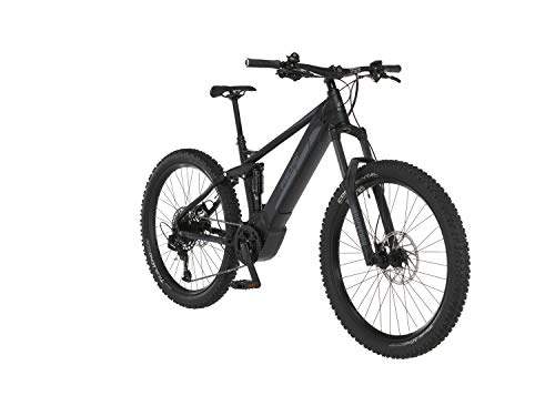 Vélos de montagne électriques : FISCHER VTT électrique MONTIS 6.0i Fully, vélo électrique VTT, noir mat, 27, 5", RH 44cm, Brose Drive S moteur central 90 Nm, batterie 36 V dans le cadre