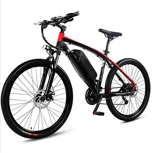 Vélos de montagne électriques : Heatile Vélo Électrique 26 Pouces Roues Jusqu'à 32km / h Vitesse Réglable Noir Bike Vitesse 9 Vitesses pour Adulte Femme / Homme