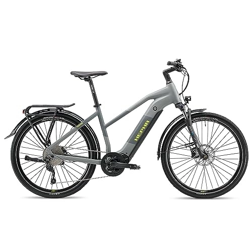 Vélos de montagne électriques : Hepha Vélo électrique Trekking 7 Performance, E-Bike de 708 Wh Batterie intégrée(au Maximum 200 Km), 90 Nm Moteur Central, VTC, App Support, 10 Vitesse, Adulte 27.5 Pouces