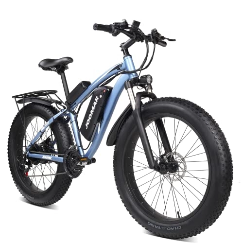 Vélos de montagne électriques : JOOMAR Vélo Électrique Bleu