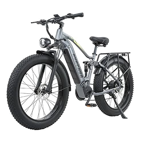 Vélos de montagne électriques : Kinsella Vélo électrique Adulte de 26 Pouces 48V 18Ah 4.0 Fat Bike de Montagne de Neige de Route