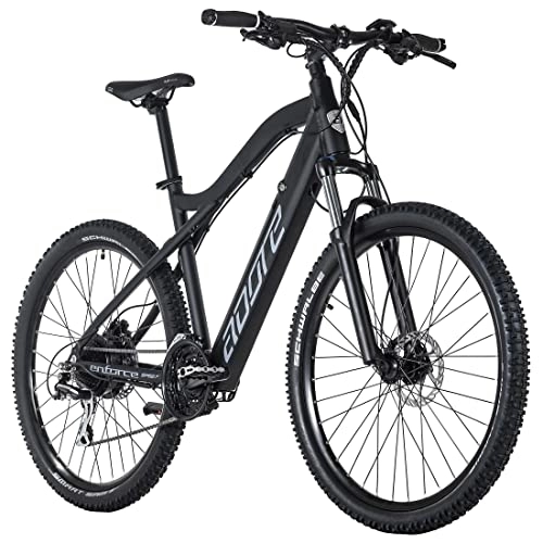 Vélos de montagne électriques : KS Cycling VTT Semi Rigide électrique 27, 5" Enforce 36V / 14Ah Noir Adore