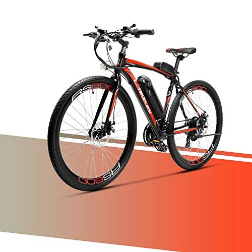 Vélos de montagne électriques : LANKELEISI RS600 vélo électrique Batterie Samsung 36V 20Ah, Cadre en Alliage d'aluminium, Mode Pas jusqu'à 100 km, vélo de Route pour vélo de Ville Adulte (Rouge)