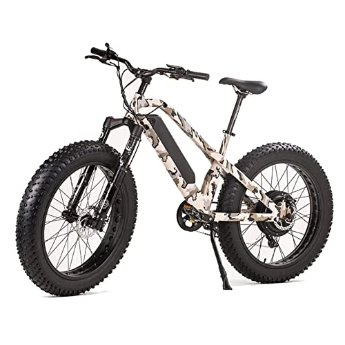 Vélos de montagne électriques : LIU Vélo électrique de Montagne 1000W for Adultes E Bike 26 * 4, 5 Pouces TNF Fat Neige PNEULE Vélo électrique 48V 10AH Batterie au Lithium e-vélo (Couleur : 48V1000W)