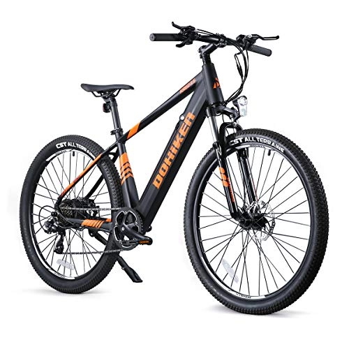 Vélos de montagne électriques : LOKEEVAN Vélo électrique 27, 5 Mountain Bike avec batterie Li-ion 36 V 10 Ah 250 W 7 vitesses pour adultes