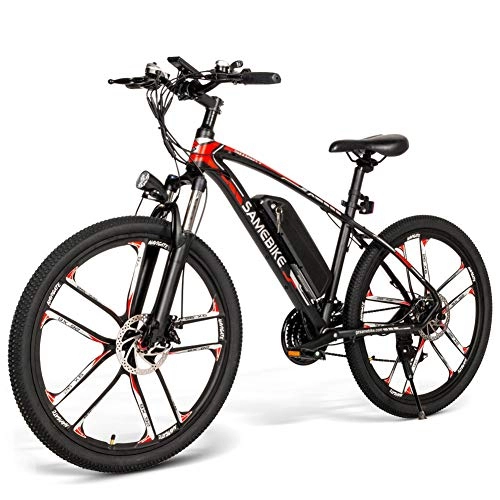 Vélos de montagne électriques : MOVIGOR 26" pneus Vélo électrique, Moteur 350W, Batterie au Lithium 48V8Ah, 21 Vitesses, Vélo de Montagne électrique en Alliage d'aluminium