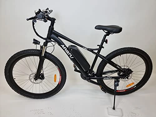 Vélos de montagne électriques : QDH Vélo électrique 27, 5" 250 W pour homme et femme 25 km / h Moteur arrière et batterie au lithium 36 V 10, 4 Ah pour montagne, plage, ville, champ de neige