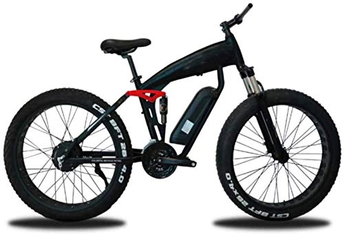 Vélos de montagne électriques : RDJM VTT Electrique, 26 Pouces Vélos électriques, 36V 10A Boost vélo Tout Choc Absorption Adulte Vélo Sports de Plein air Cyclisme