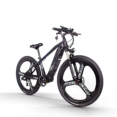 Vélos de montagne électriques : RICH BIT TOP-520 Vélo de Montagne électrique 29", Batterie Lithium-ION Amovible 48V * 10AH, dérailleurs Shimano 7 Vitesses, 500W vélo électrique VTT Adulte (Coloré)