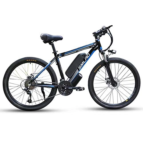 Vélos de montagne électriques : SMLRO VéLo Electrique 26" E-Bike VTT 1000W 48V 18AH Batterie Lithium-ION à Grande Capacité VéLo De Montagne éLectrique pour Adulte Femme / Homme