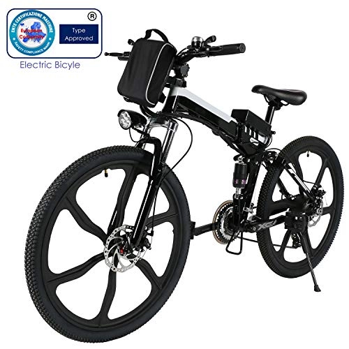 Vélos de montagne électriques : Speedrid Vélo électrique, vélo de Ville électrique 20 / 26 VTT électrique pour Adultes avec Moteur Haute Vitesse 250W et Batterie au Lithium 36V 8 / 12.5Ah, système de Transmission Professionnel