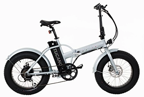 Vélos de montagne électriques : Tucano Bikes Monster 20. Vlo lectrique 20 moteur: 500W-48V vitesse maximale: 24km / h Batterie: 48V 12Ah (Argent).
