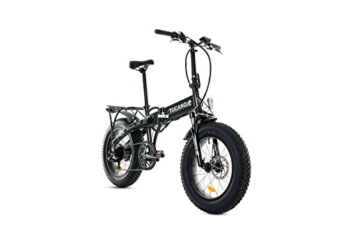 Vélos de montagne électriques : Tucano Bikes Monster HB Vélo électrique Pliable de Type fatbike Gris (Anthracite)